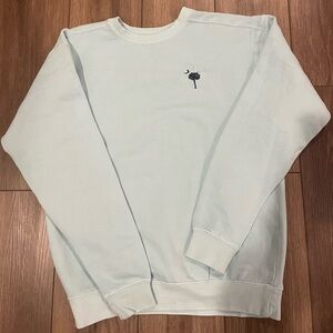 Comfort colors light blue South Carolina embroidered crewneck